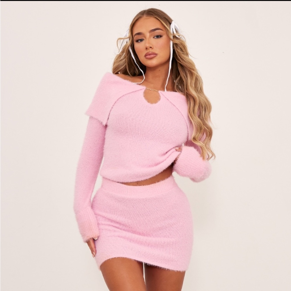 Fold over long sleeve top